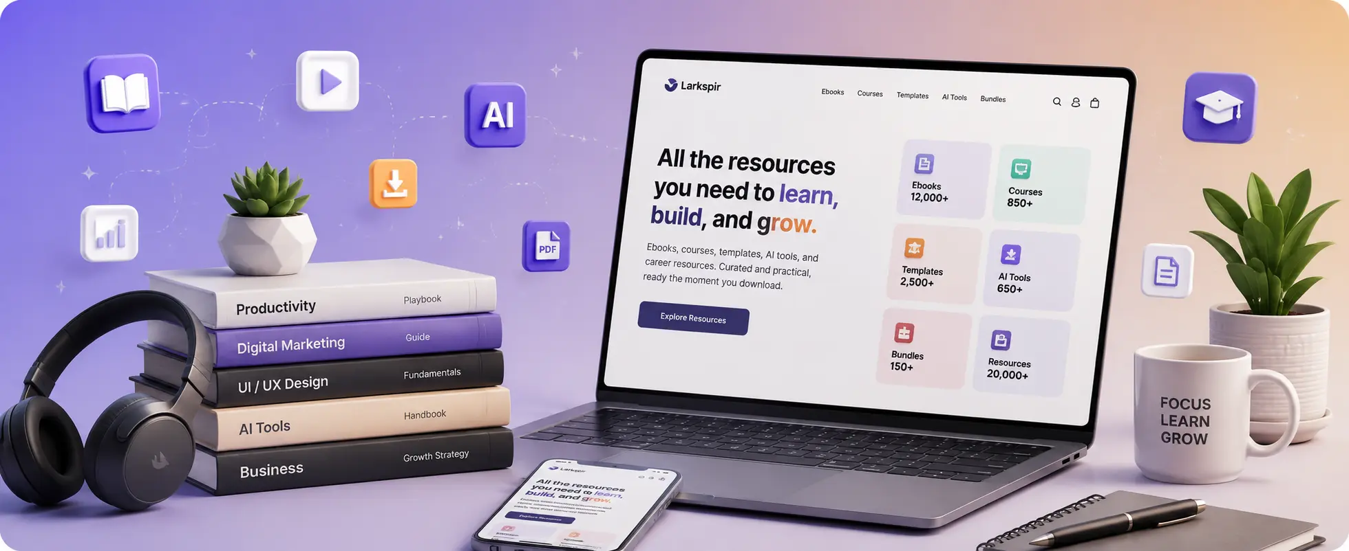 Larkspir digital resources