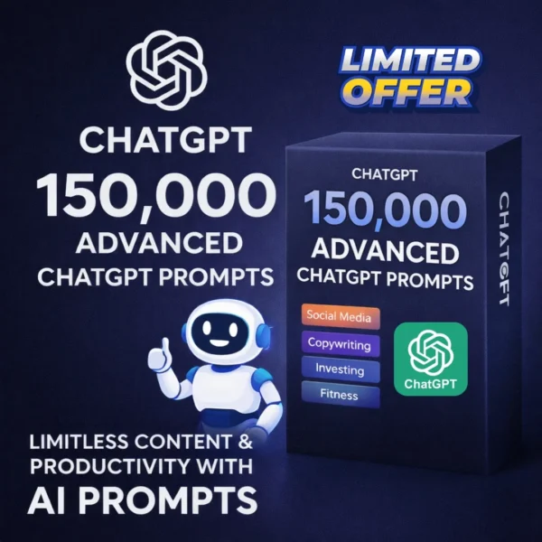 150,000+ Advanced ChatGPT Prompts Bundle