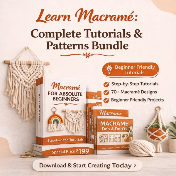 Complete Macramé Patterns & Tutorials Bundle