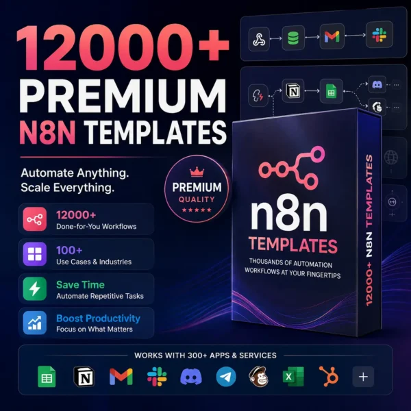 12000+ Premium N8N Templates